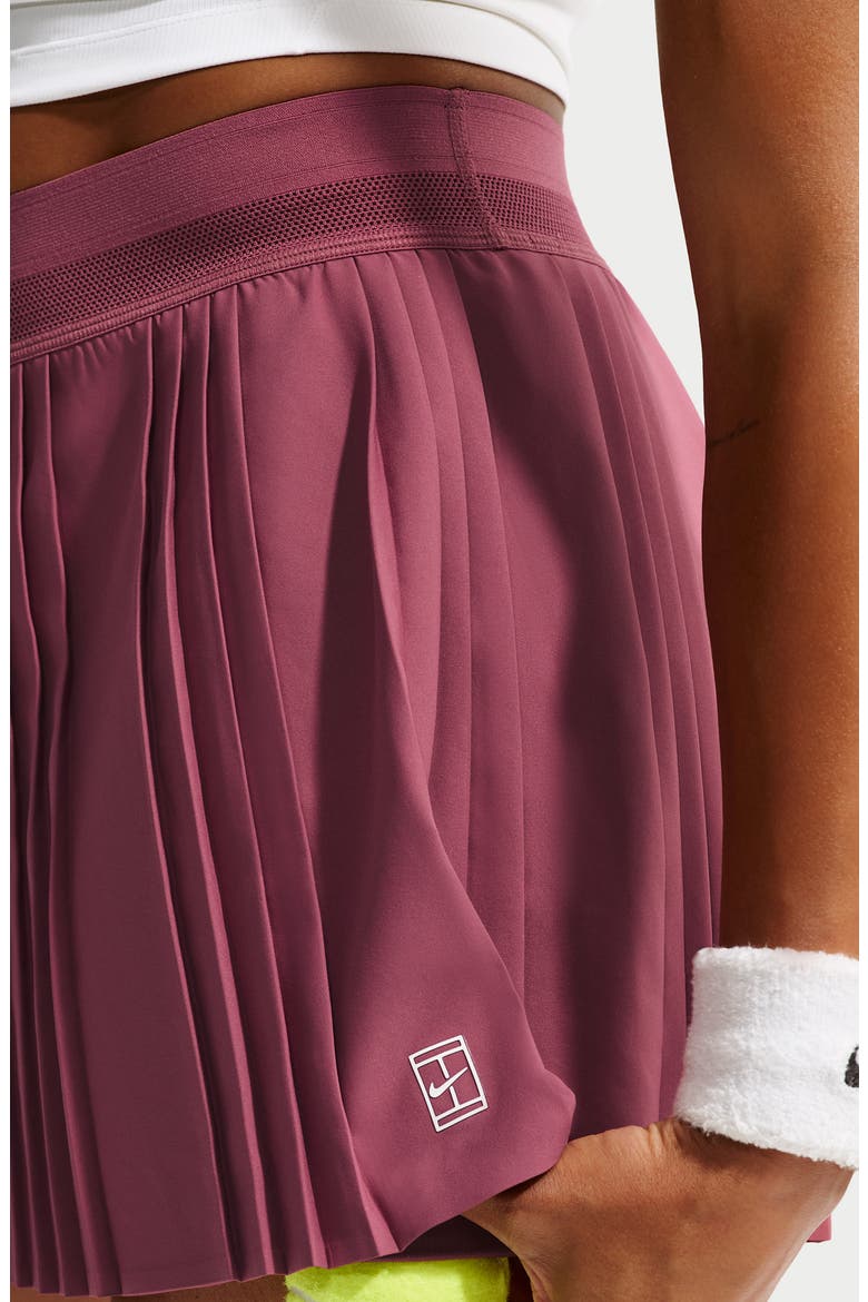 NikeCourt Advantage Dri-FIT Pleated Tennis Skort, Alternate, color, 654 PINK SMOKE/WHITE
