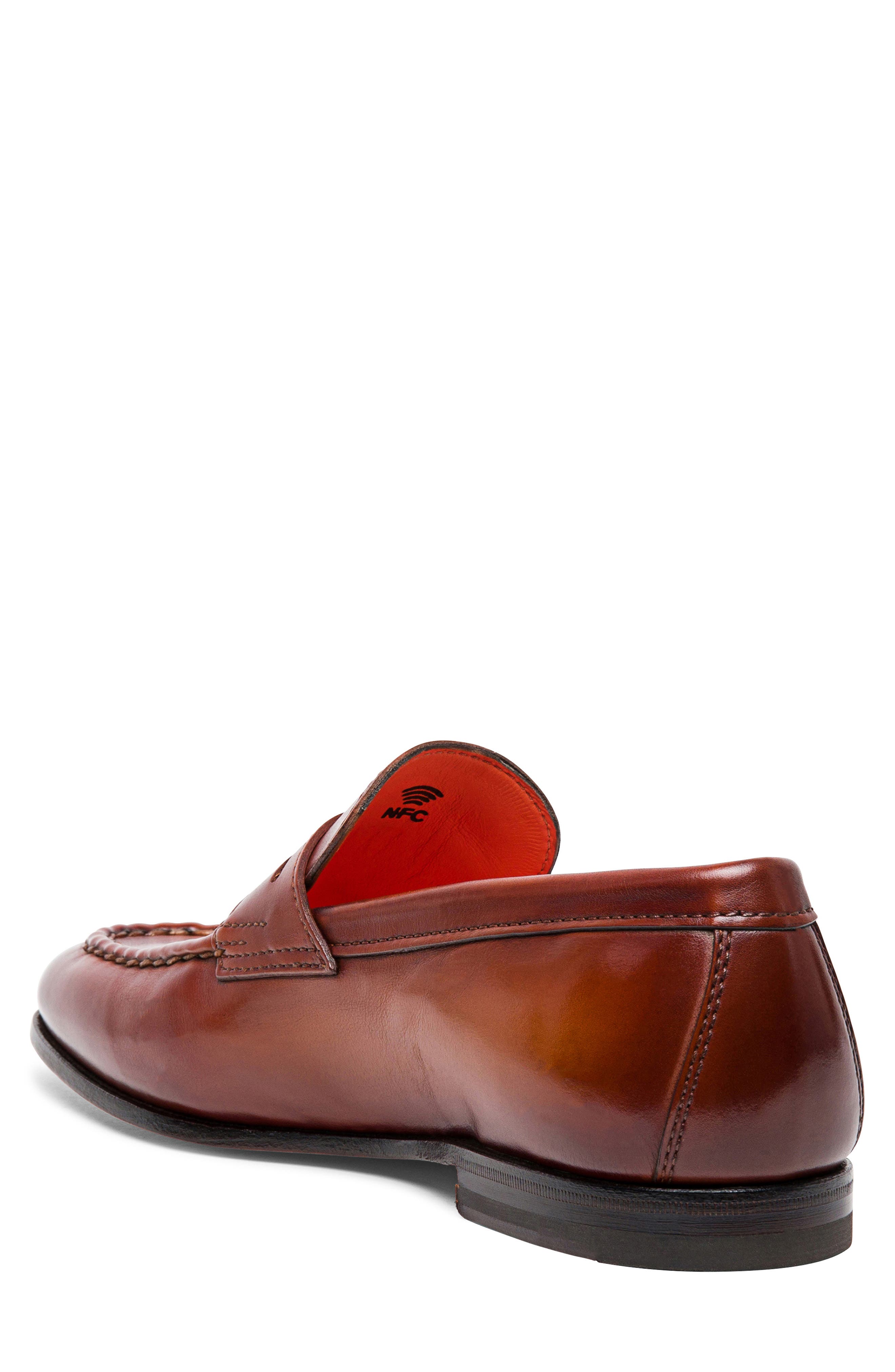 Santoni Door Penny Loafer, Alternate, color, 
