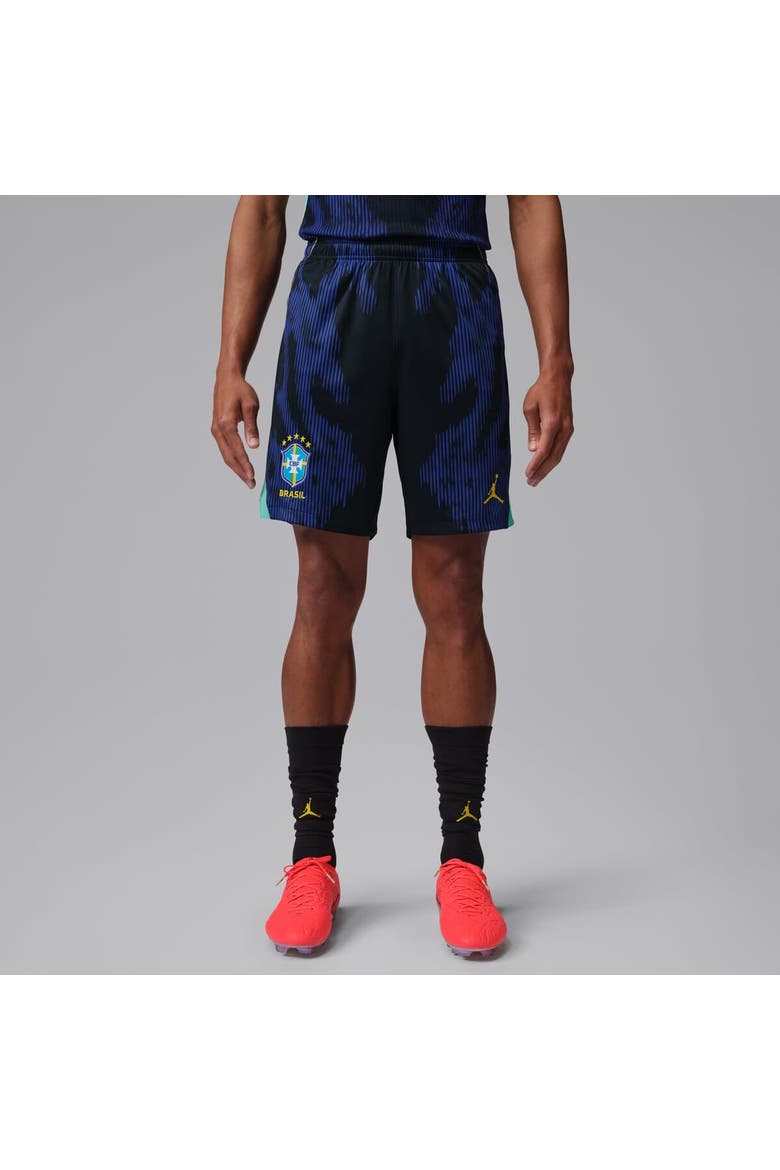 Men's Jordan Brand Blue Brazil National Team 2026 Stadium  Dri-FIT Replica Shorts, Alternate, color, Blue
