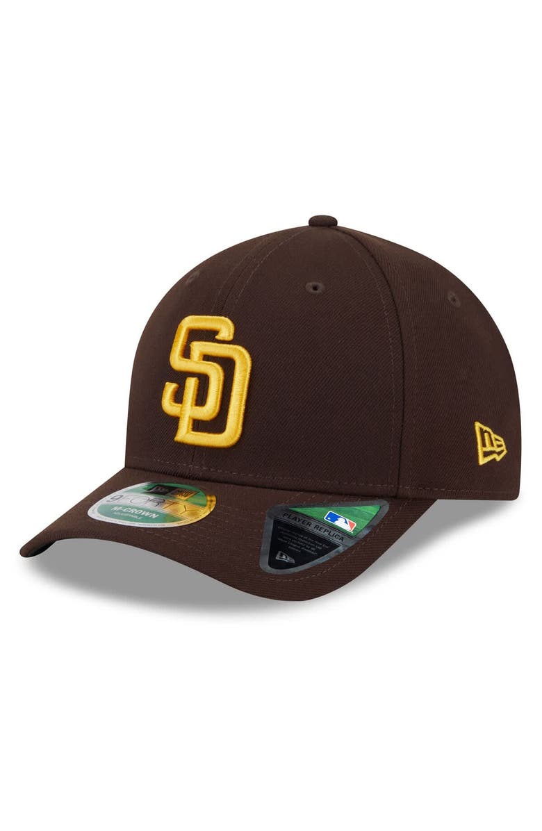 New Era Men's New Era Brown San Diego Padres 2025 MLB Postseason Side Patch 9FORTY Adjustable Hat, Alternate, color, Brown