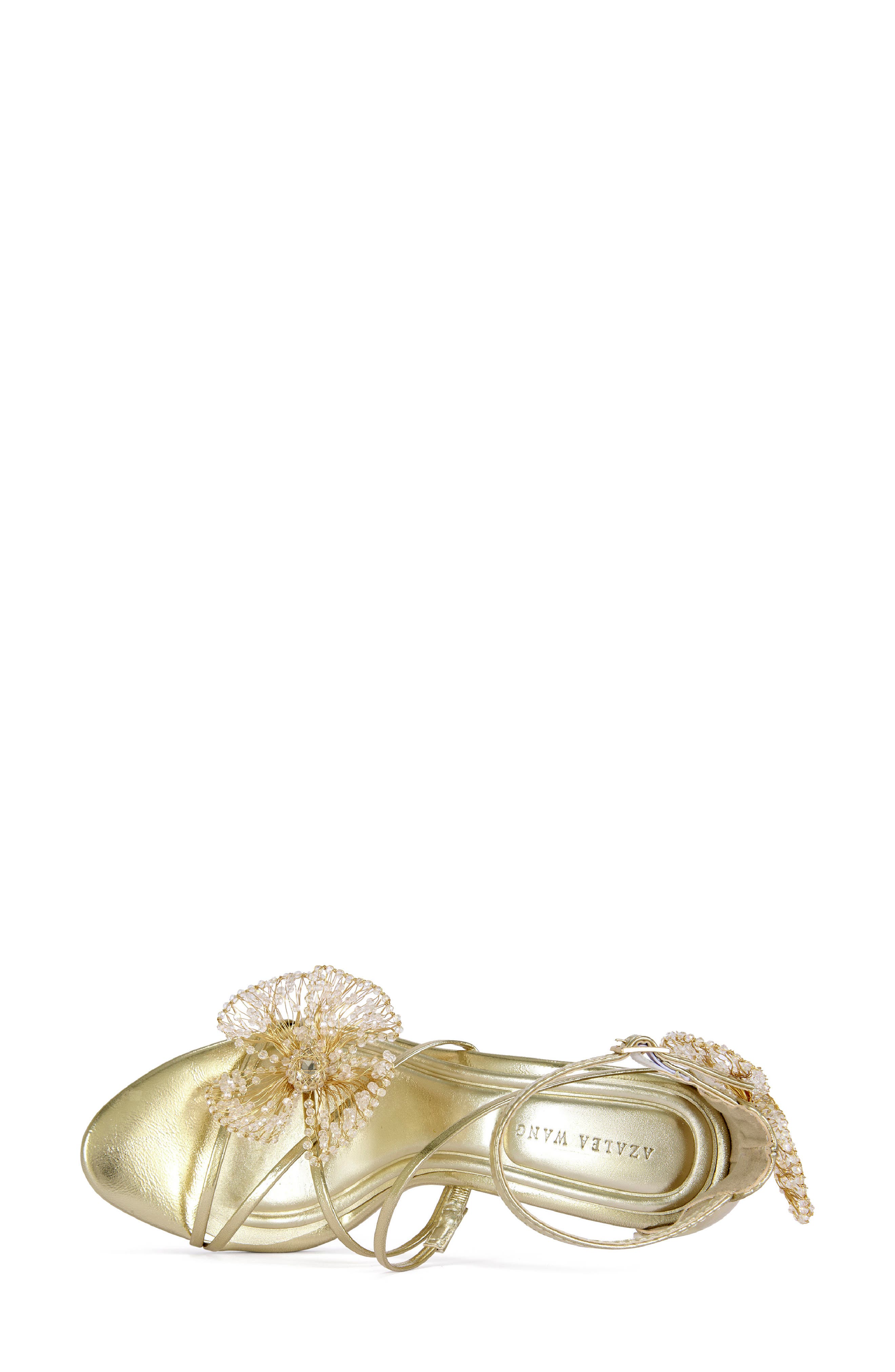 AZALEA WANG Evathe Strappy Sandal, Alternate, color, Gold