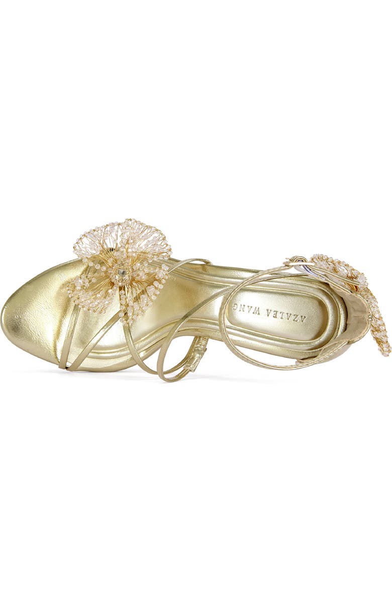 AZALEA WANG Evathe Strappy Sandal, Alternate, color, Gold
