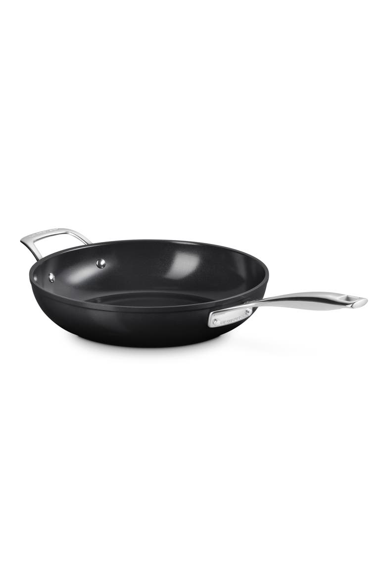 Essential Nonstick Ceramic 11-Inch Deep Fry Pan, Alternate, color, BLACK