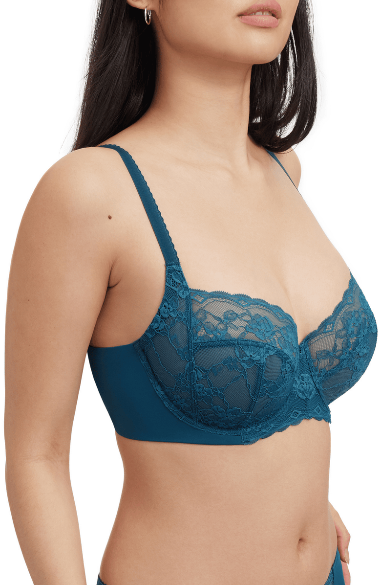 Skarlett Blue Coy Lace Full Coverage Underwire Bra, Alternate, color, 