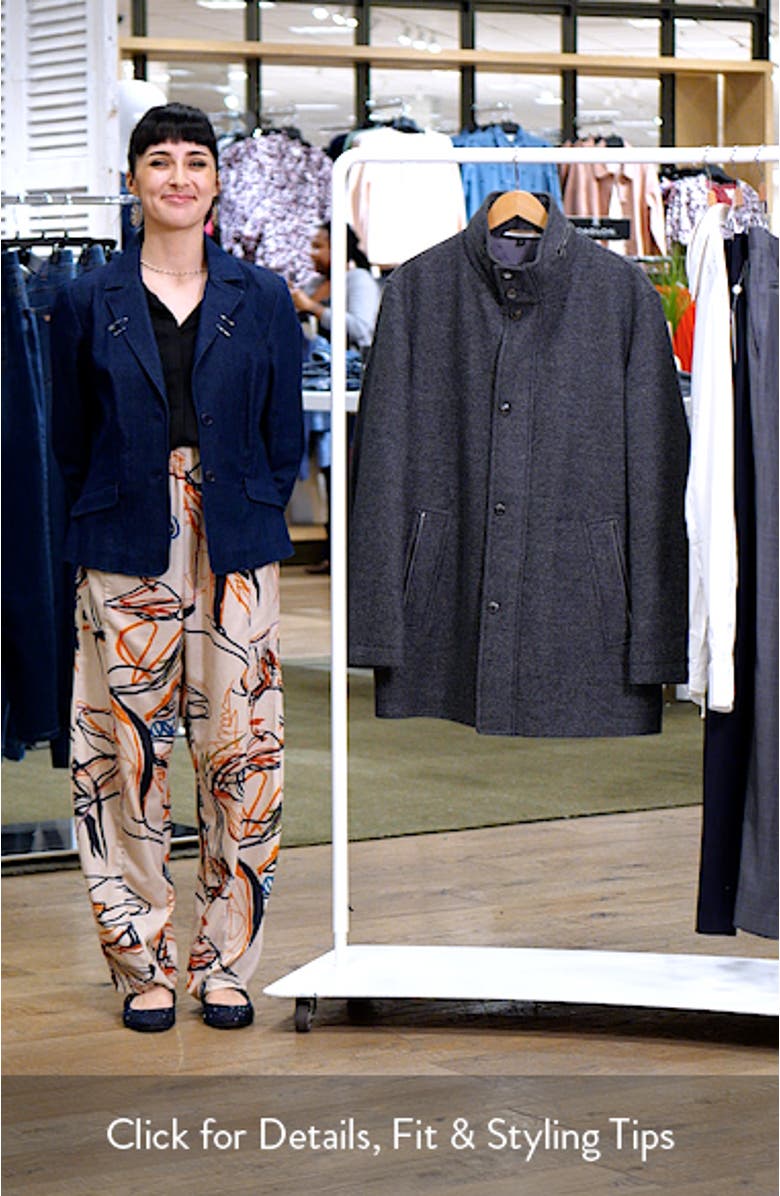 Camron Wool Blend Coat, sales video thumbnail