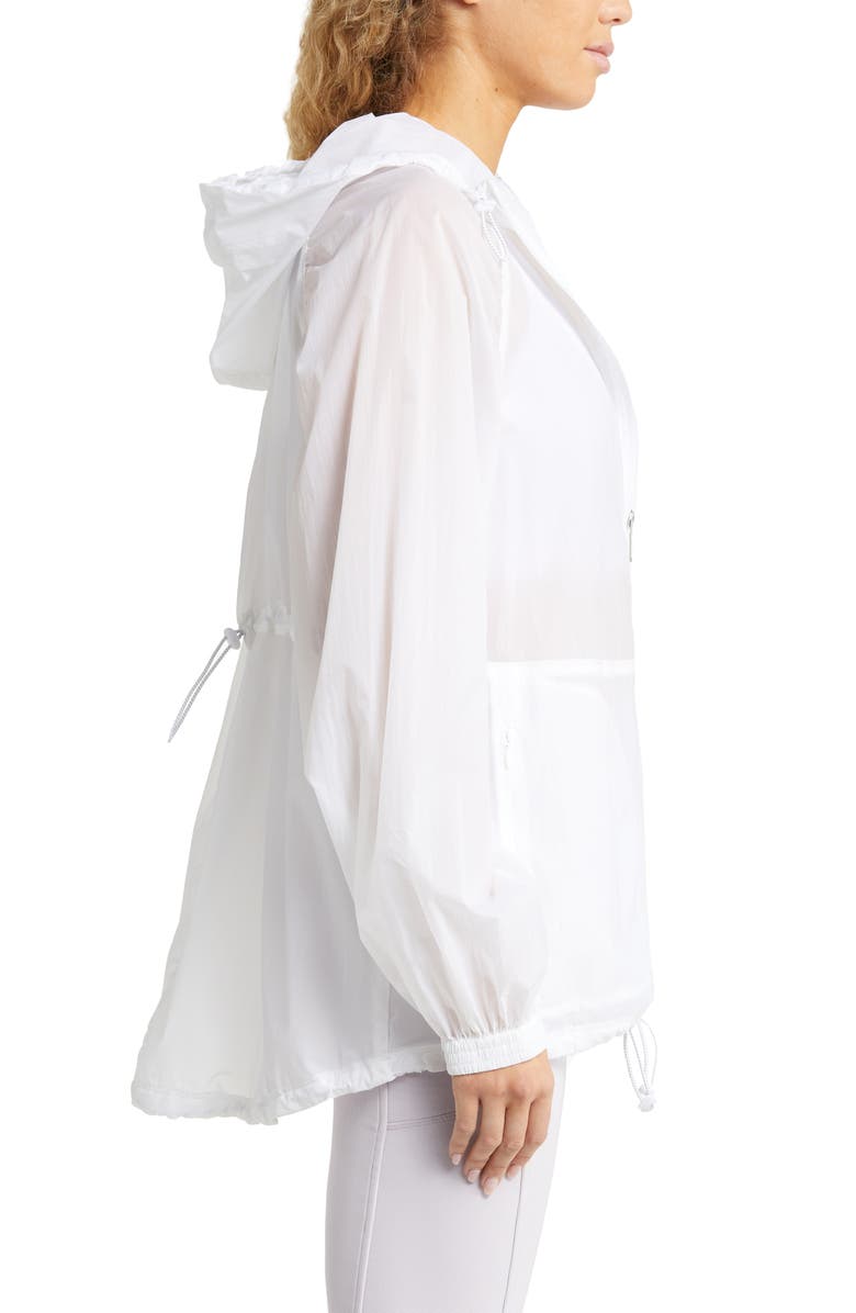 Zella Sheer Water Resistant Packable Zip-Up Hooded Jacket, Alternate, color,