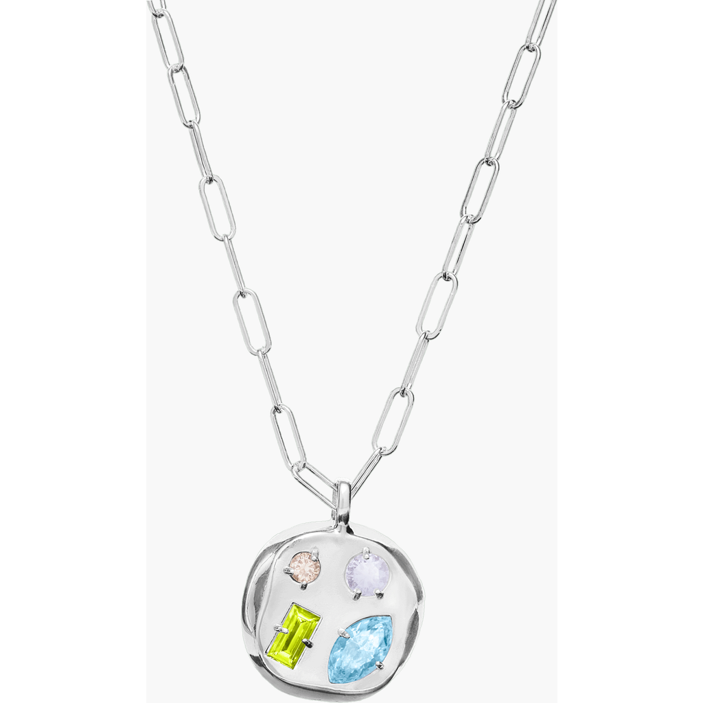 Birthdate Co. The March Birthdate Silver Pendant In March 12th - Silver