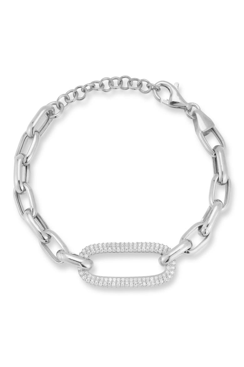 Link Bracelet, Main, color, SILVER