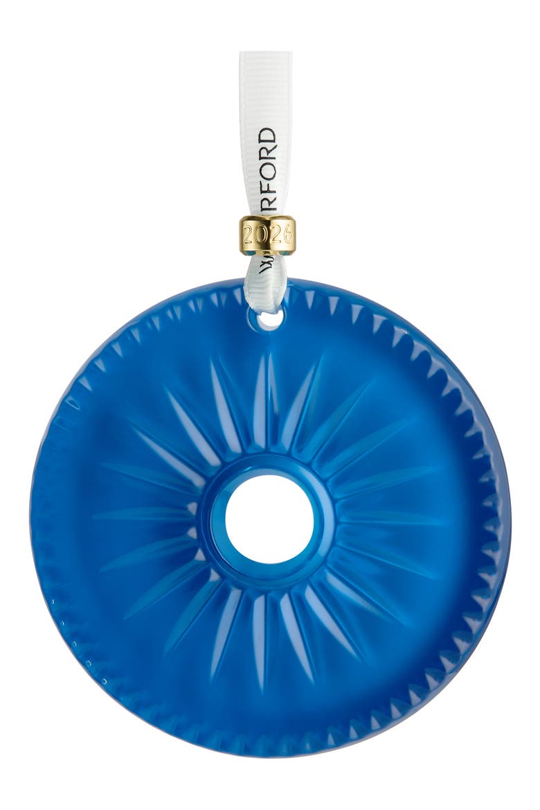 New Year Firework Disc Ornament, Alternate, color, BLUE