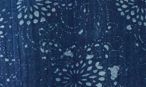 Faherty Azure Sleeveless Organic Cotton Minidress In Blue