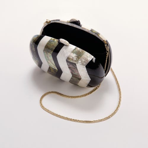 Freya Rose Calypso Green Clutch In Green