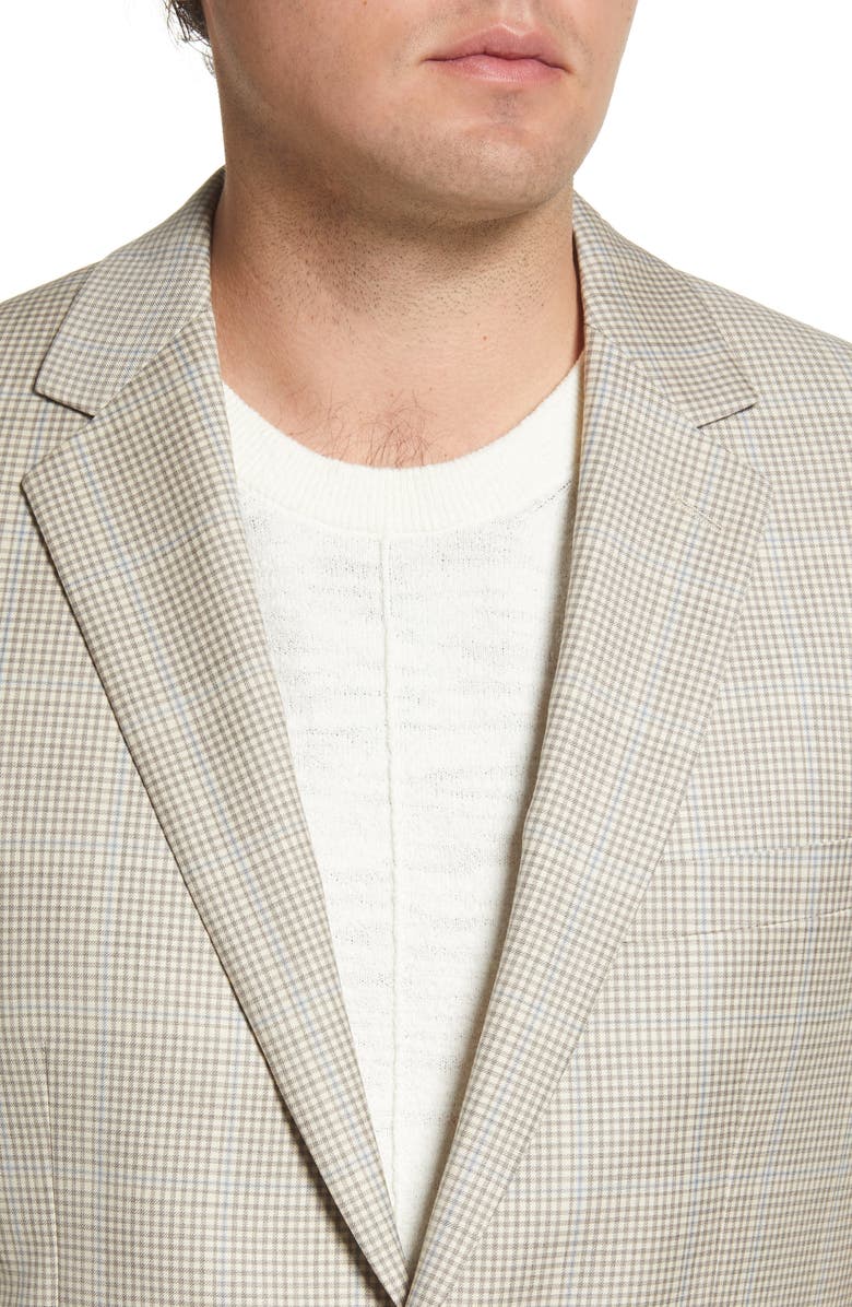 DANIEL HECHTER Norris Windowpane Check Wool Sport Coat, Alternate, color, 
