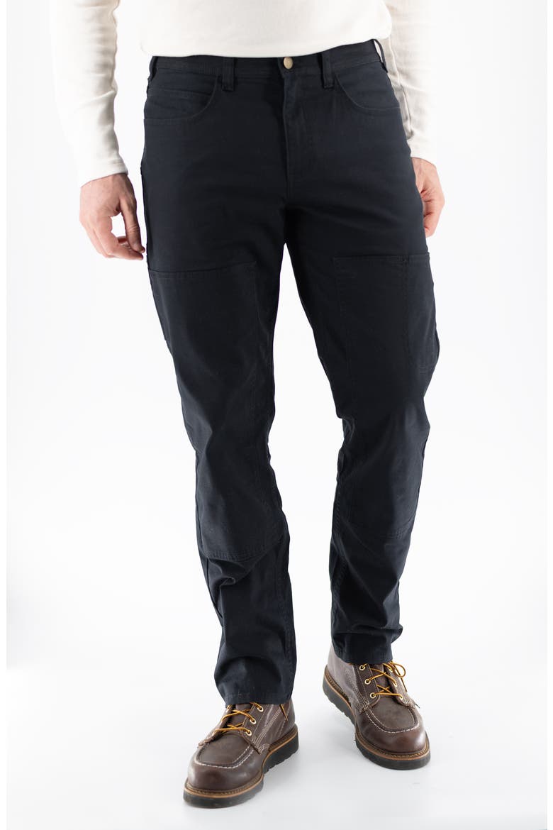 Stretch Twill Carpenter Pants, Main, color, BLACK