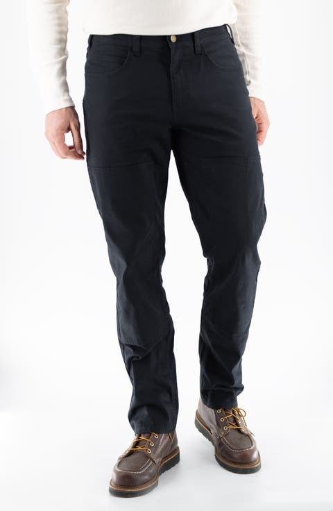 Stretch Twill Carpenter Pants (Black)