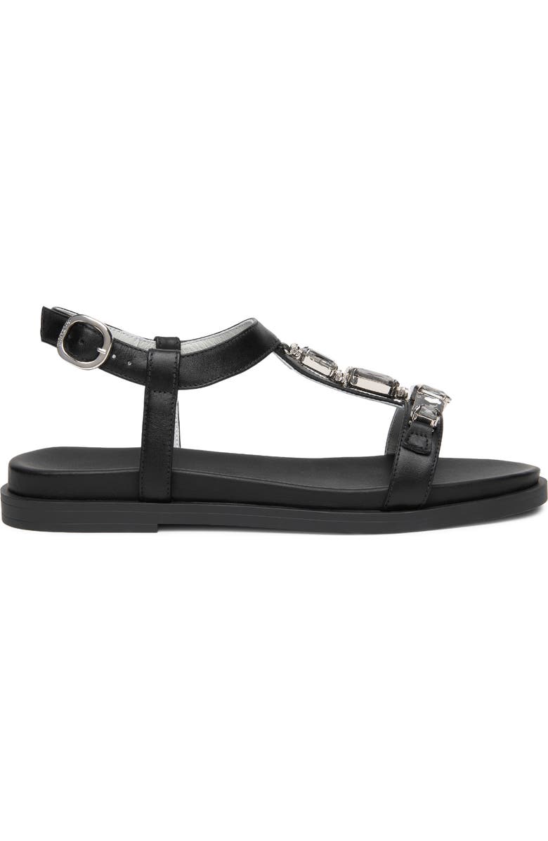 NeroGiardini Jeweled T-Strap Sandal, Alternate, color,