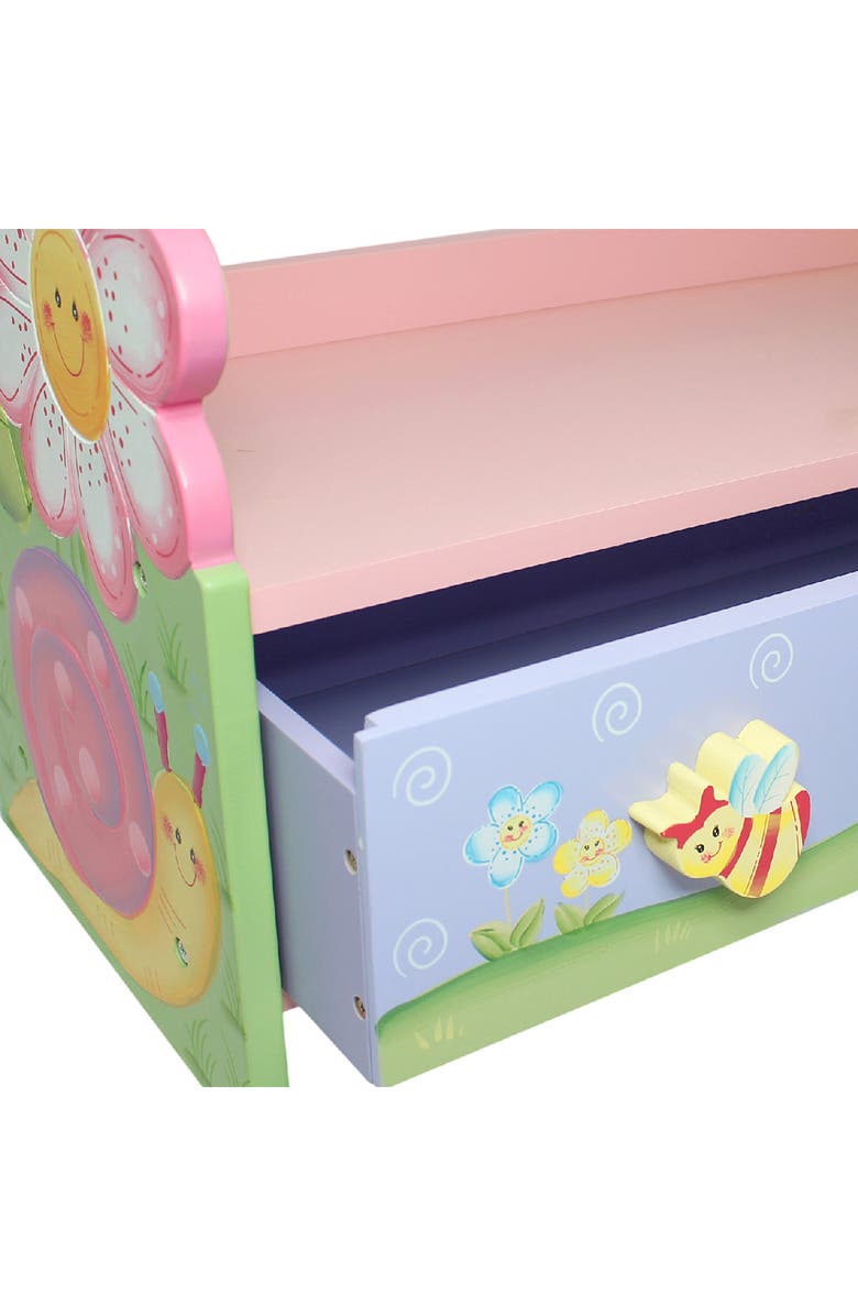 Teamson Kids Fantasy Fields Magic Garden Wood Bookshelf, Alternate, color, 