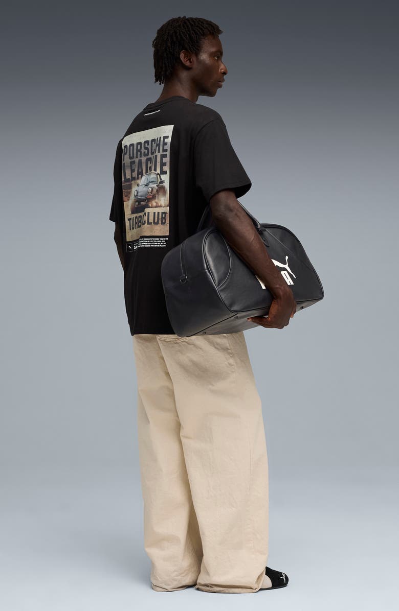 PUMA Porsche League 1 Graphic T-Shirt, Alternate, color, Puma Black