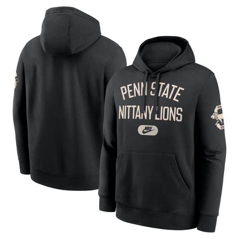 Men's Nike Black Penn State Nittany Lions Club Fleece Fashion Hoodie