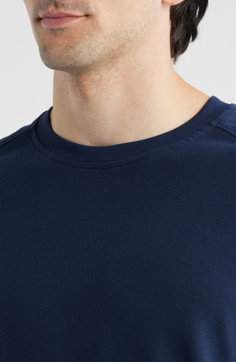 Mavi Jeans Relaxed Crewneck T-Shirt, Alternate, color, Black Iris