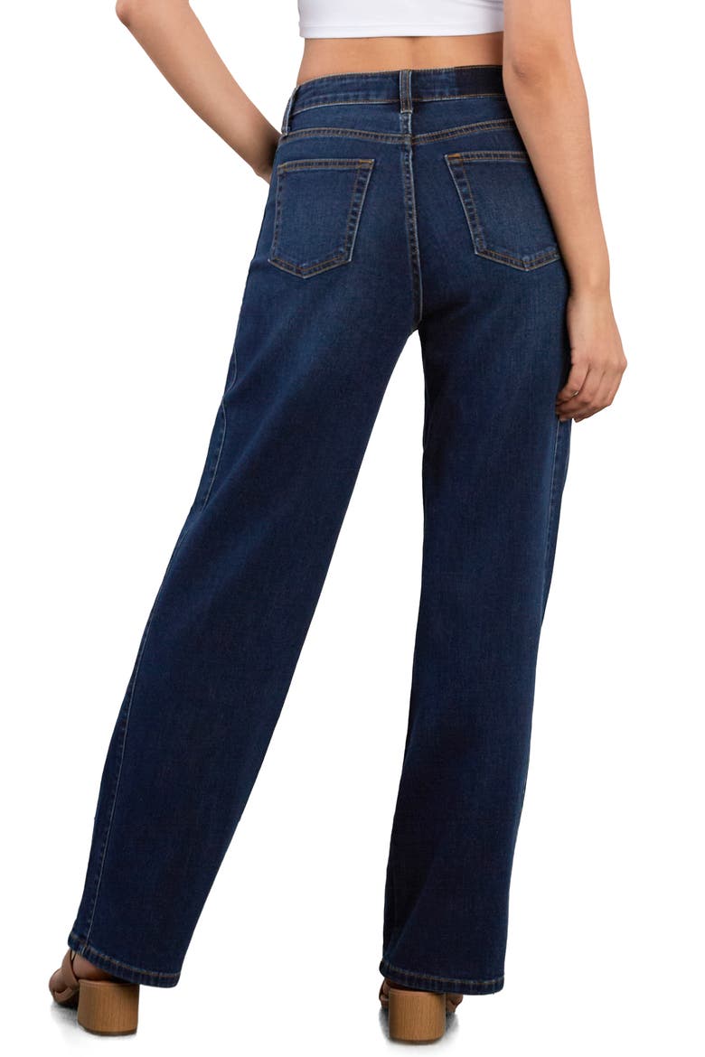 High Waist Wide Leg Jeans, Alternate, color, COSMIC DENIM