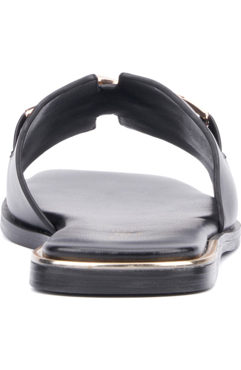 TORGEIS Tabitha Chain Bit Slide Sandal, Alternate, color, Black