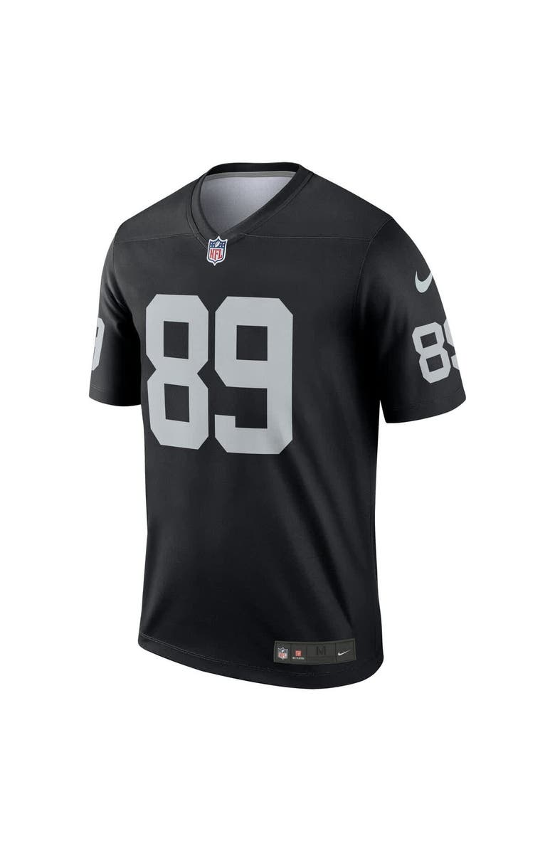 Nike Men's Nike Brock Bowers Black Las Vegas Raiders Legend Player Performance Top, Alternate, color, Black