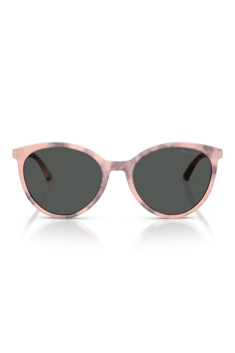 53mm Phantos Sunglasses, Main, color, ROSE HAVANA / DARK GREY