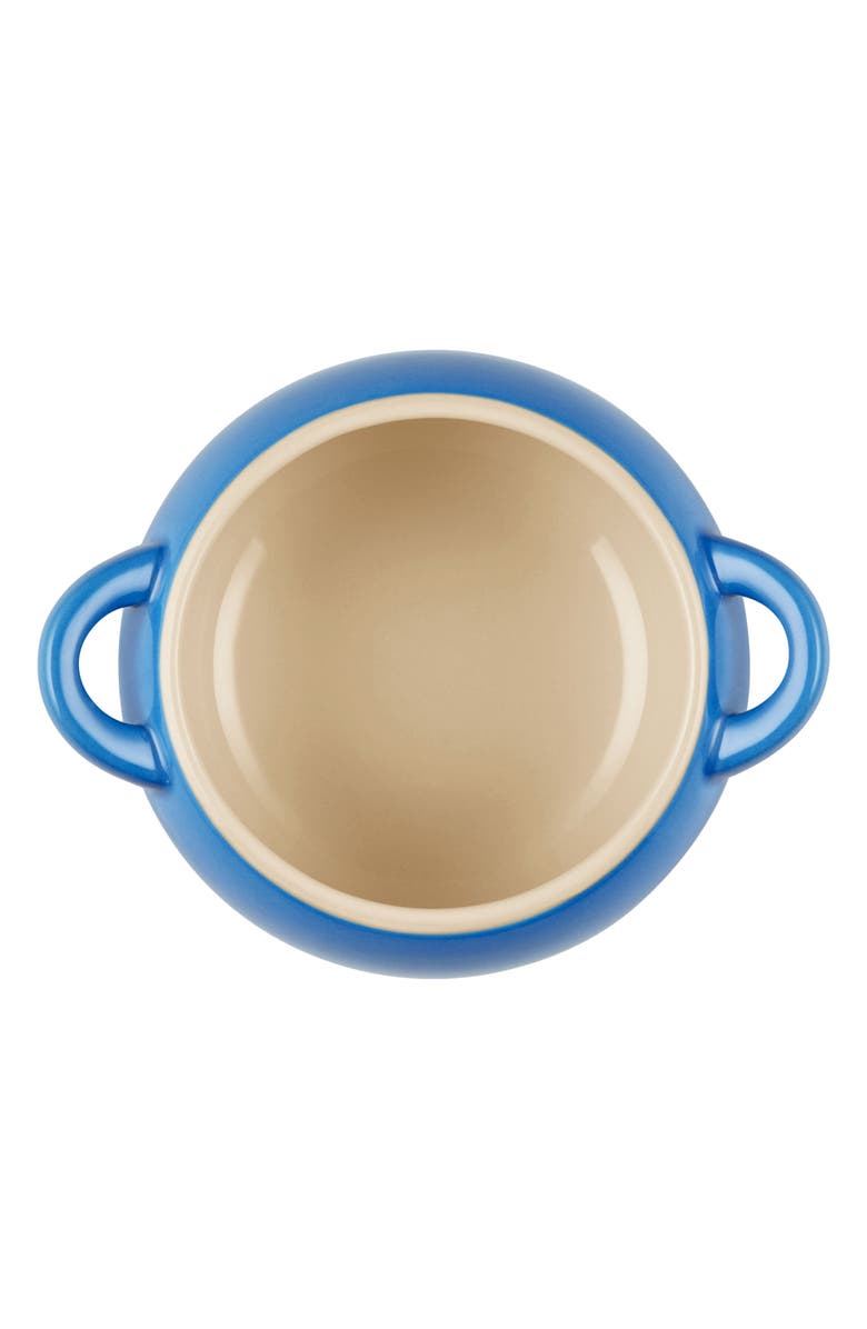 Le Creuset Blueberry Stoneware Mini Cocotte, Alternate, color, Azure