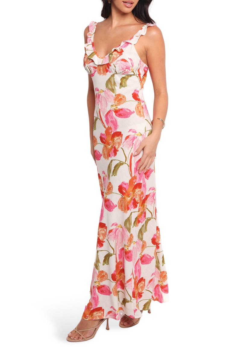 Beckie Floral Print Sleeveless Dress, Alternate, color, EVERLYN FLORAL