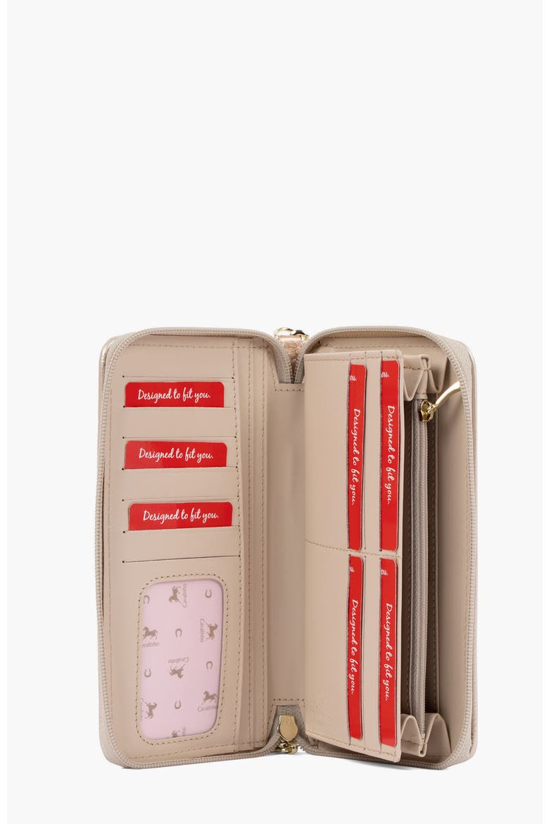 Grace Wristlet Wallet 212, Alternate, color, Beige