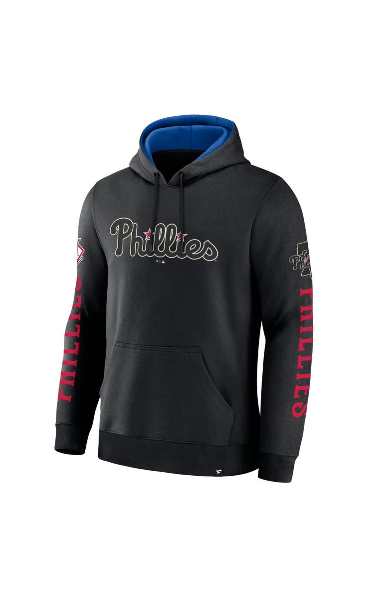 FANATICS Men's Fanatics  Black Philadelphia Phillies Big City Legacy Fleece Pullover Hoodie, Alternate, color, 