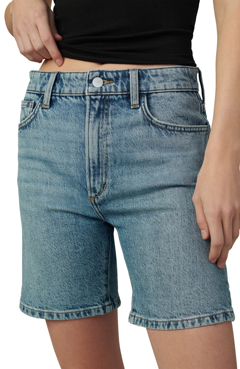 Joe's The Joey Longline Denim Cuffed Shorts, Alternate, color, Composure