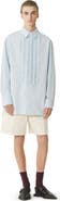 Lanvin Cotton Poplin Bib Front Shirt