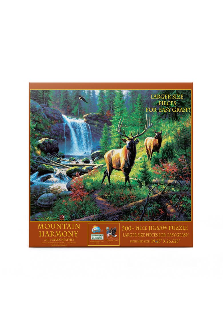 Mountain Harmony 500 piece Jigsaw Puzzle for Adults Large Pieces, Alternate, color, Multicolor