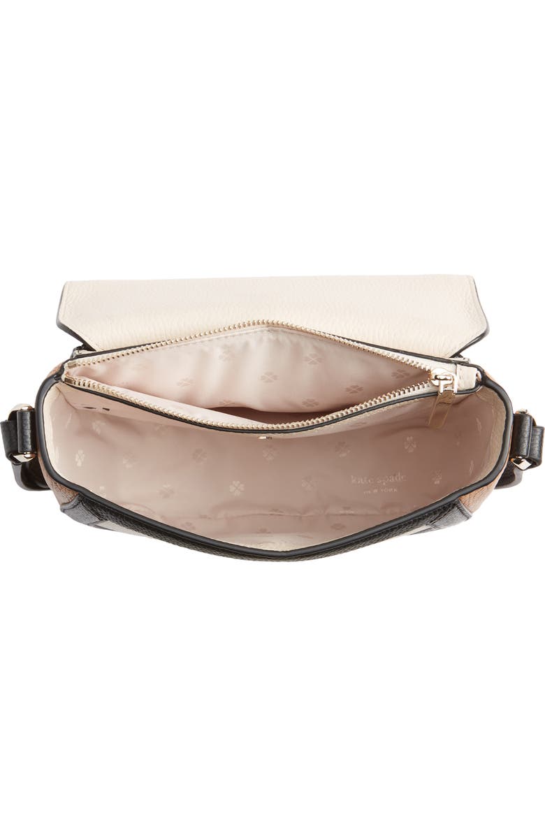 Kate Spade New York knott colorblock pebbled leather crossbody bag, Alternate, color,