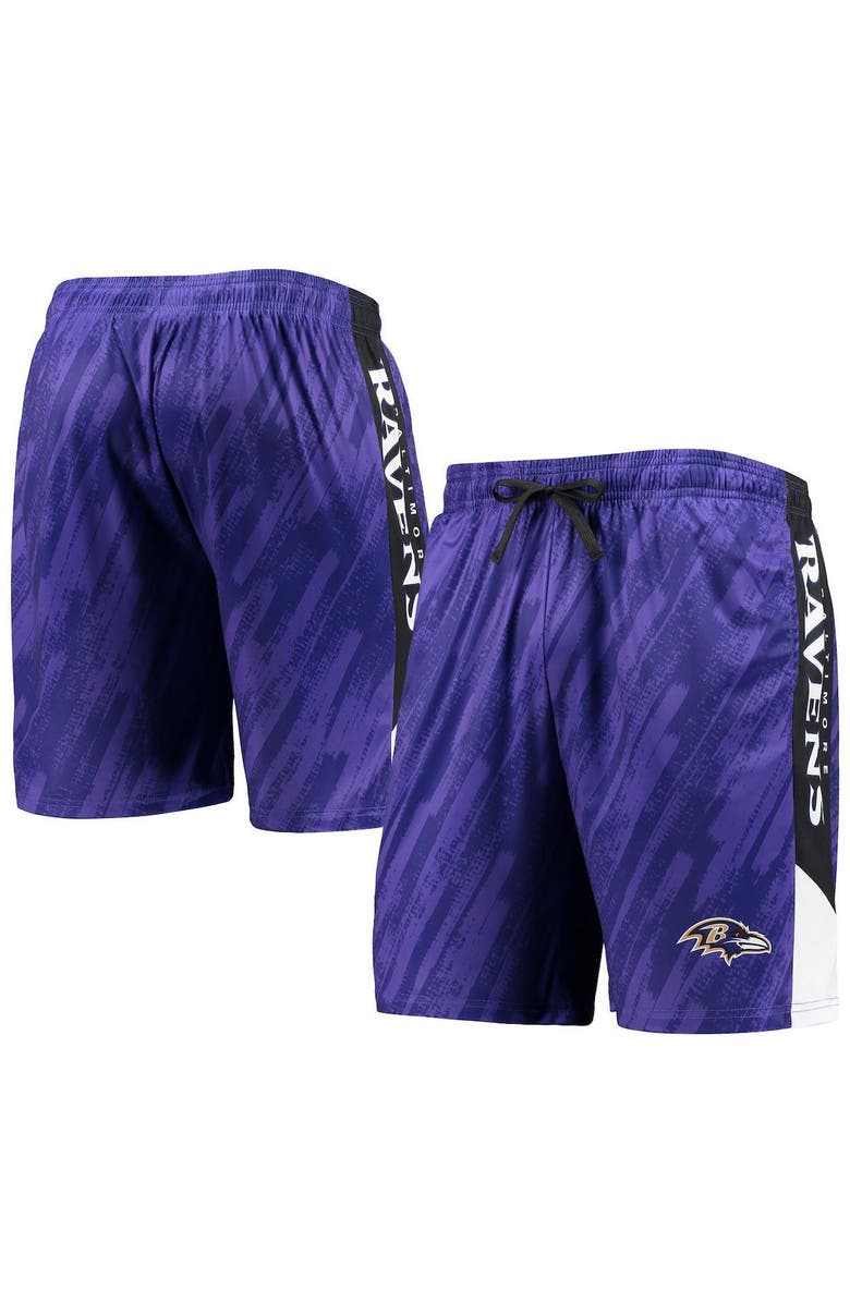 FOCO Men's FOCO Purple Baltimore Ravens Static Mesh Shorts, Main, color,
