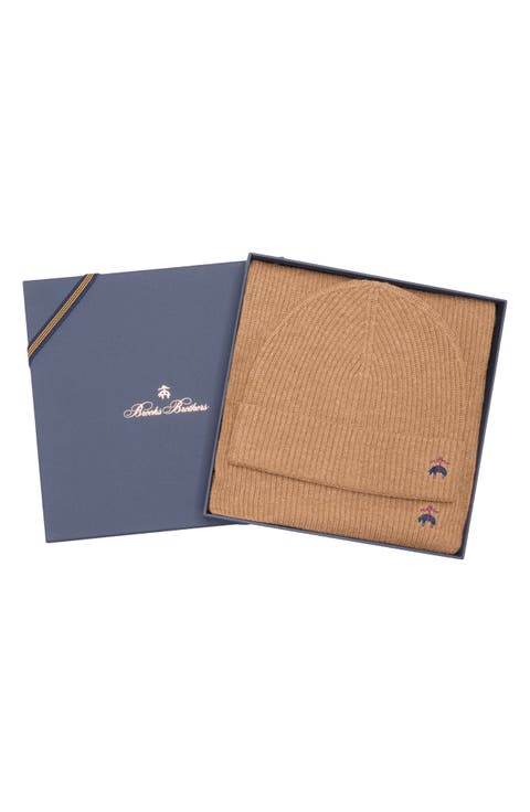 Wool Blend Beanie & Scarf Set