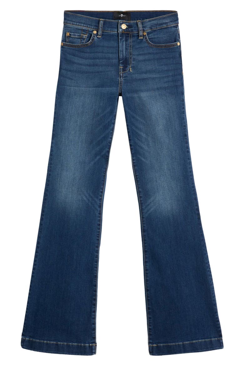 Dojo Mid Rise Flare Jeans, Alternate, color, MEDIUM MELROSE