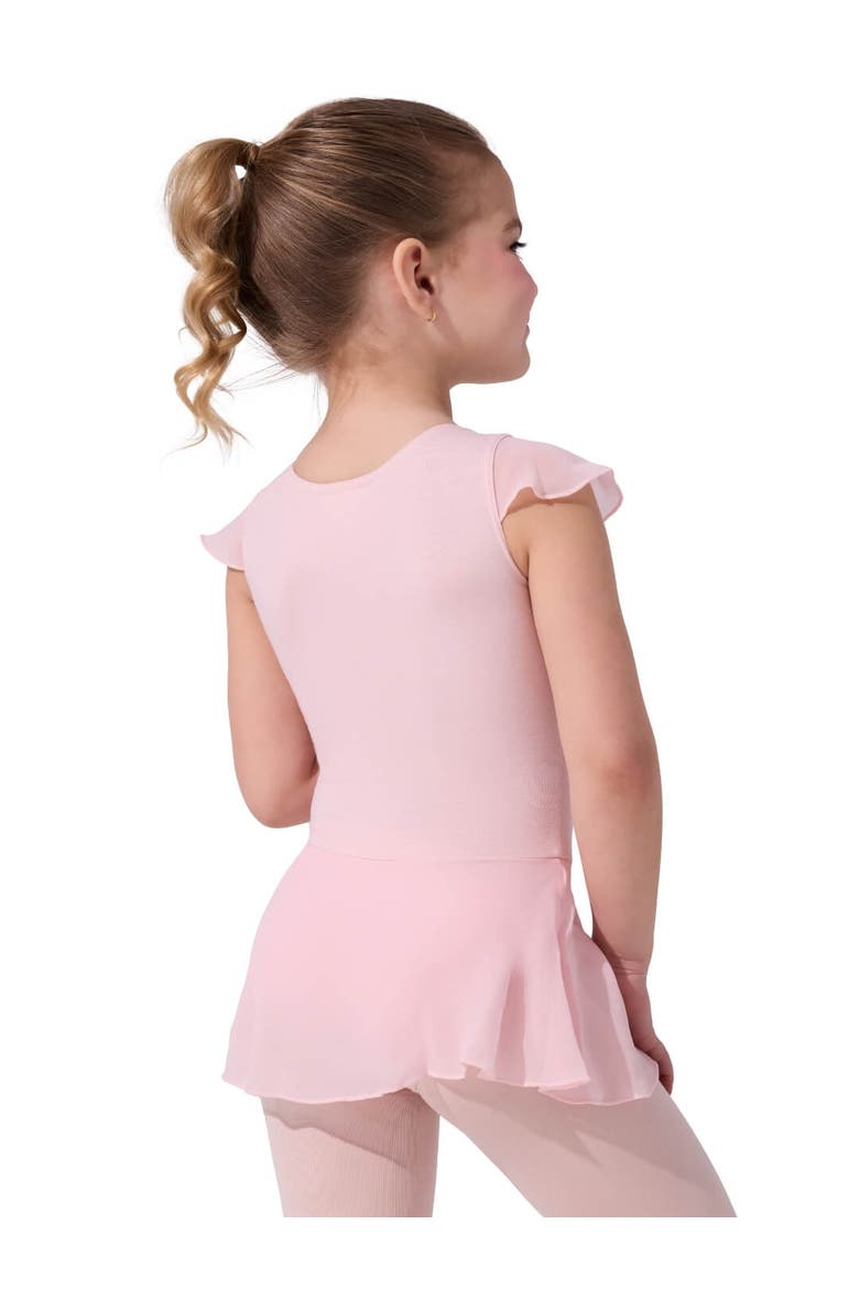 Flutter Sleeve Dress, Alternate, color, light/pastel pink