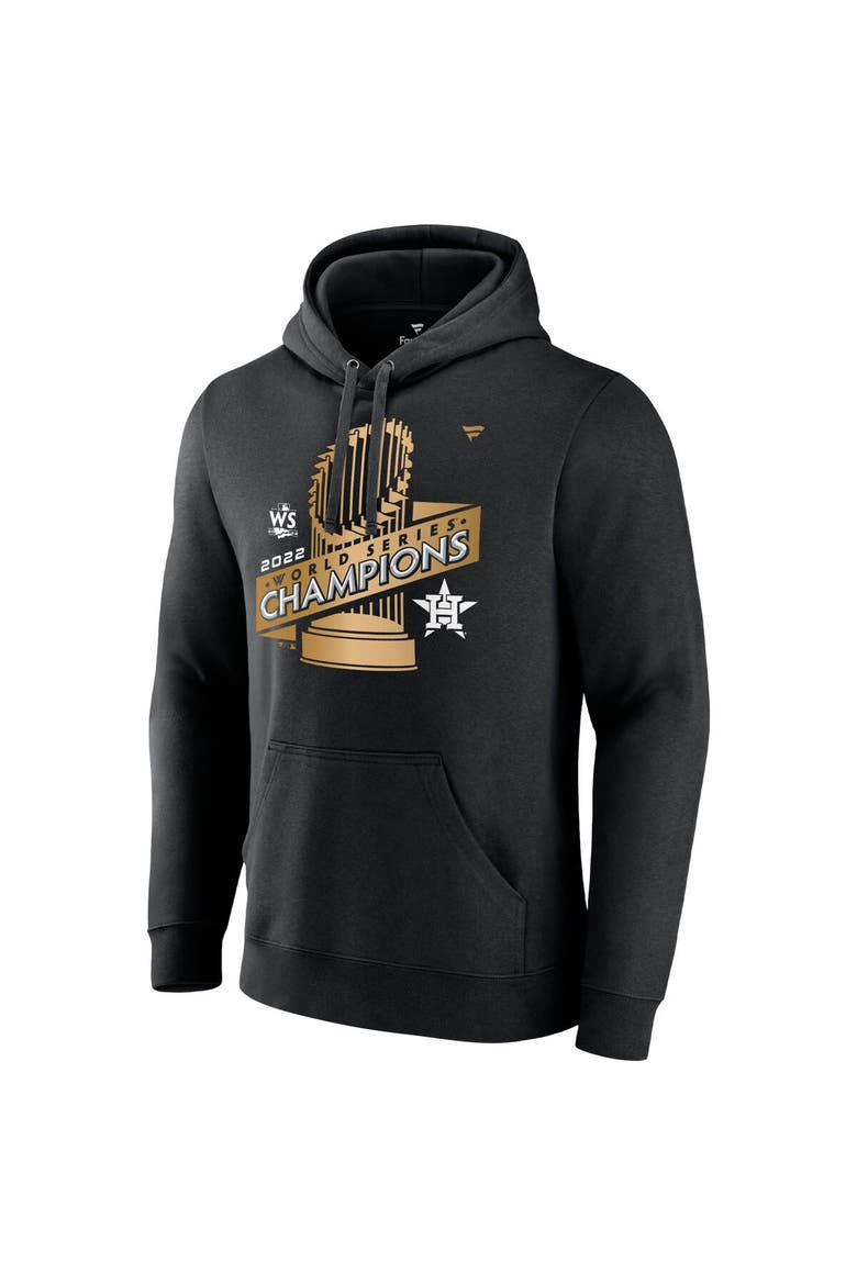Men's Fanatics Branded Black Houston Astros 2022 World Series Champions Parade Pullover Hoodie, Alternate, color, Black