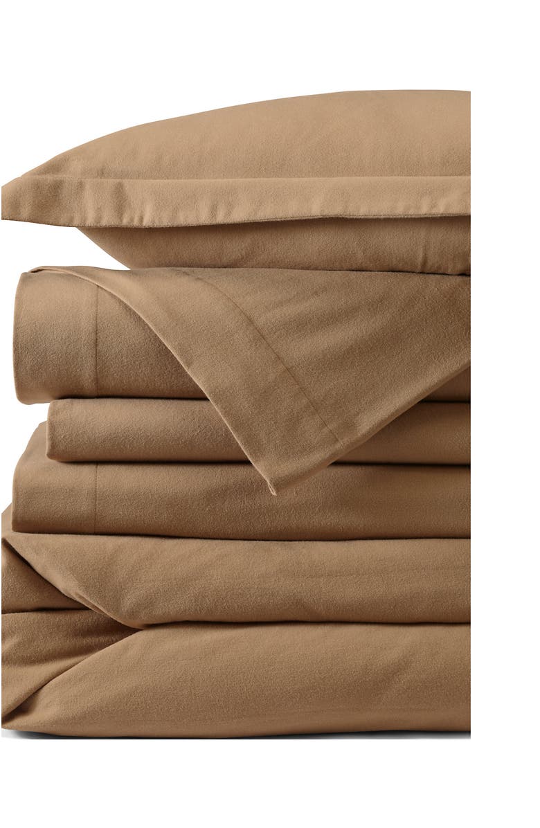 Lands' End Comfy Super Soft Cotton Flannel Duvet Bed Cover - 5oz, Main, color, 