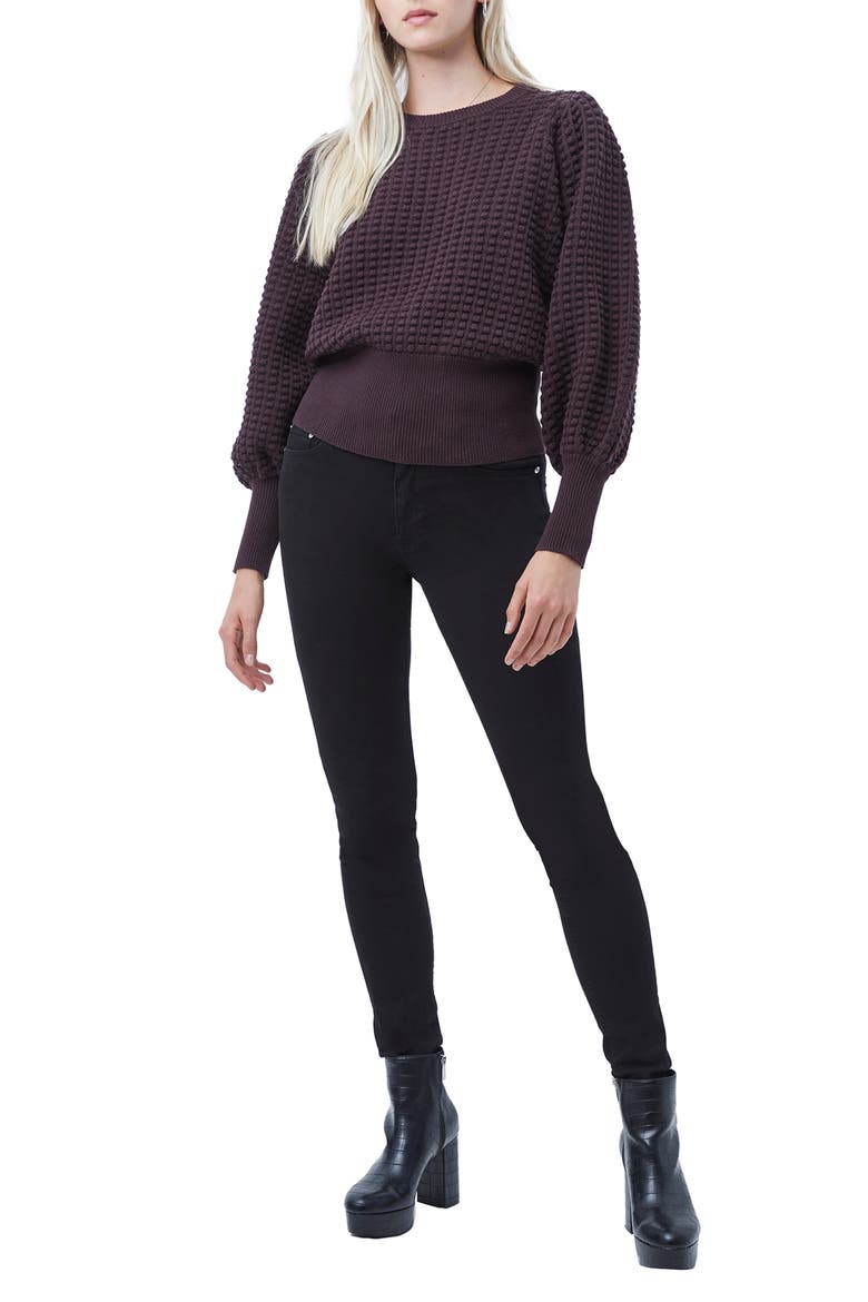 Mozart Popcorn Sweater, Alternate, color, DECADENCE
