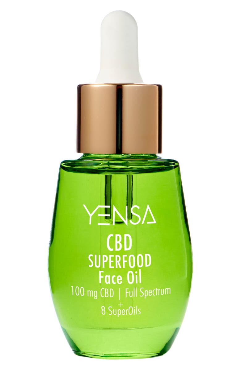 YENSA CBD Superfood Face Oil, Main, color, 