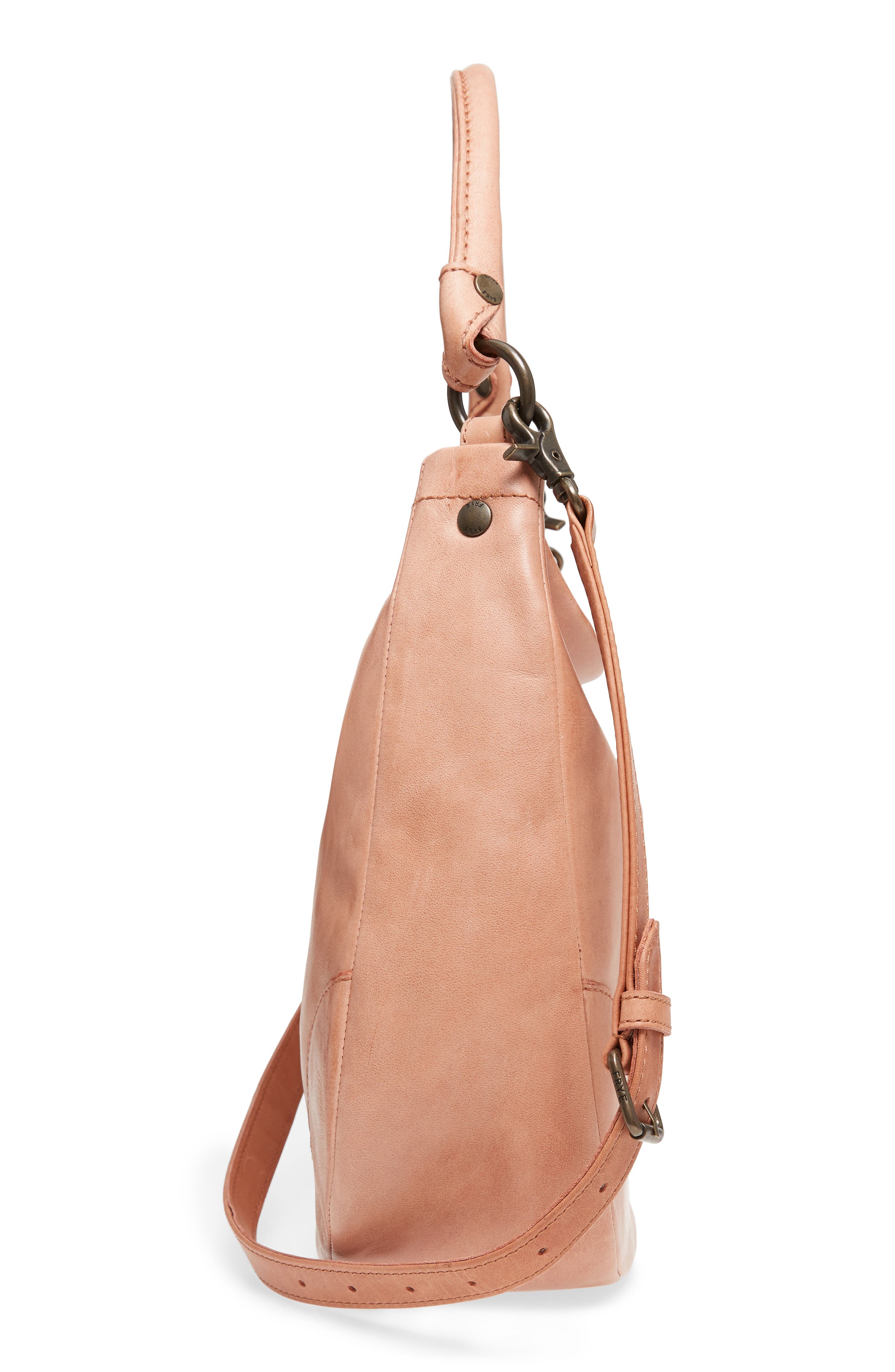 Frye Melissa Leather Hobo, Alternate, color, Dusty Rose