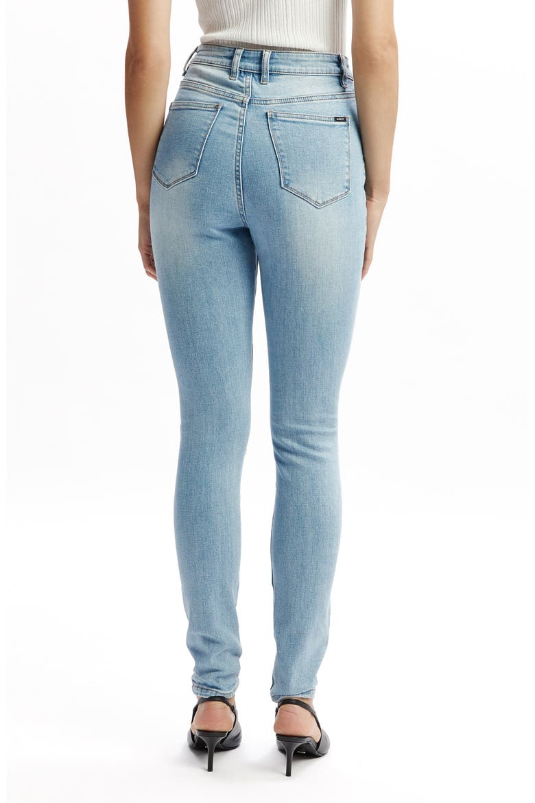 Khloe High Waist Skinny Jeans, Alternate, color, MID BLUE