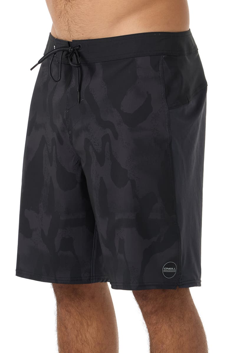 O'Neill Hyperfreak TRVLR Enduro Swim Shorts, Alternate, color, Black