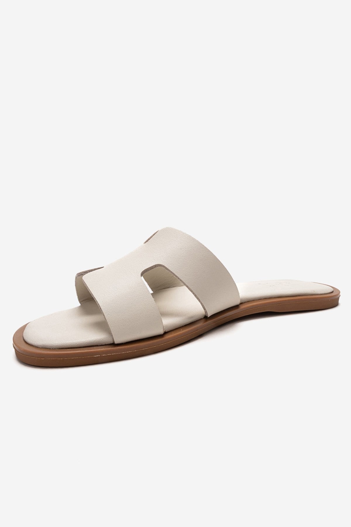 Biora Leather Sandal, Alternate, color, Ecru