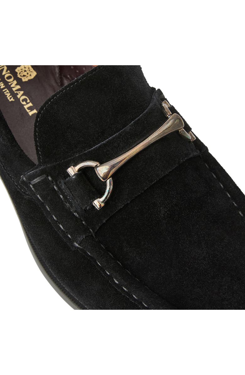 Bruno Magli Veneto Bit Loafer, Alternate, color, Black Suede