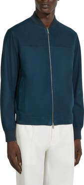 ZEGNA Suede Bomber Jacket