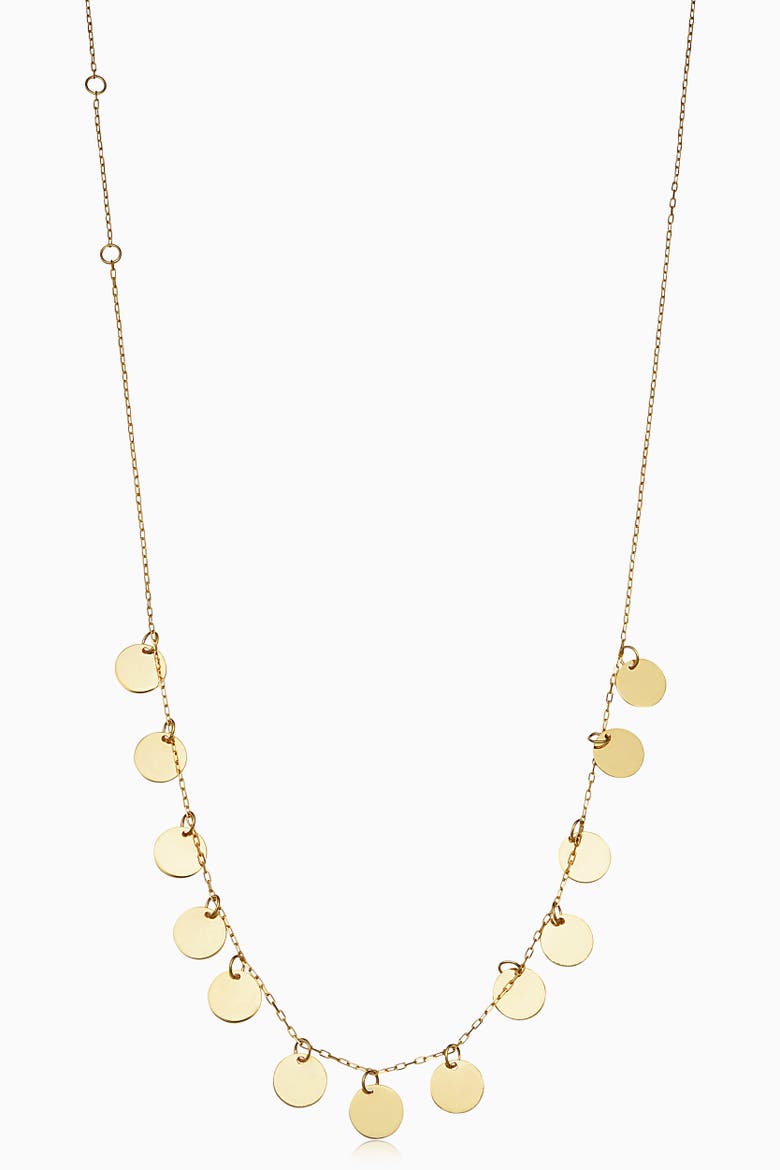 14K Yellow Gold Manhattan Choker, Main, color, Yellow Gold